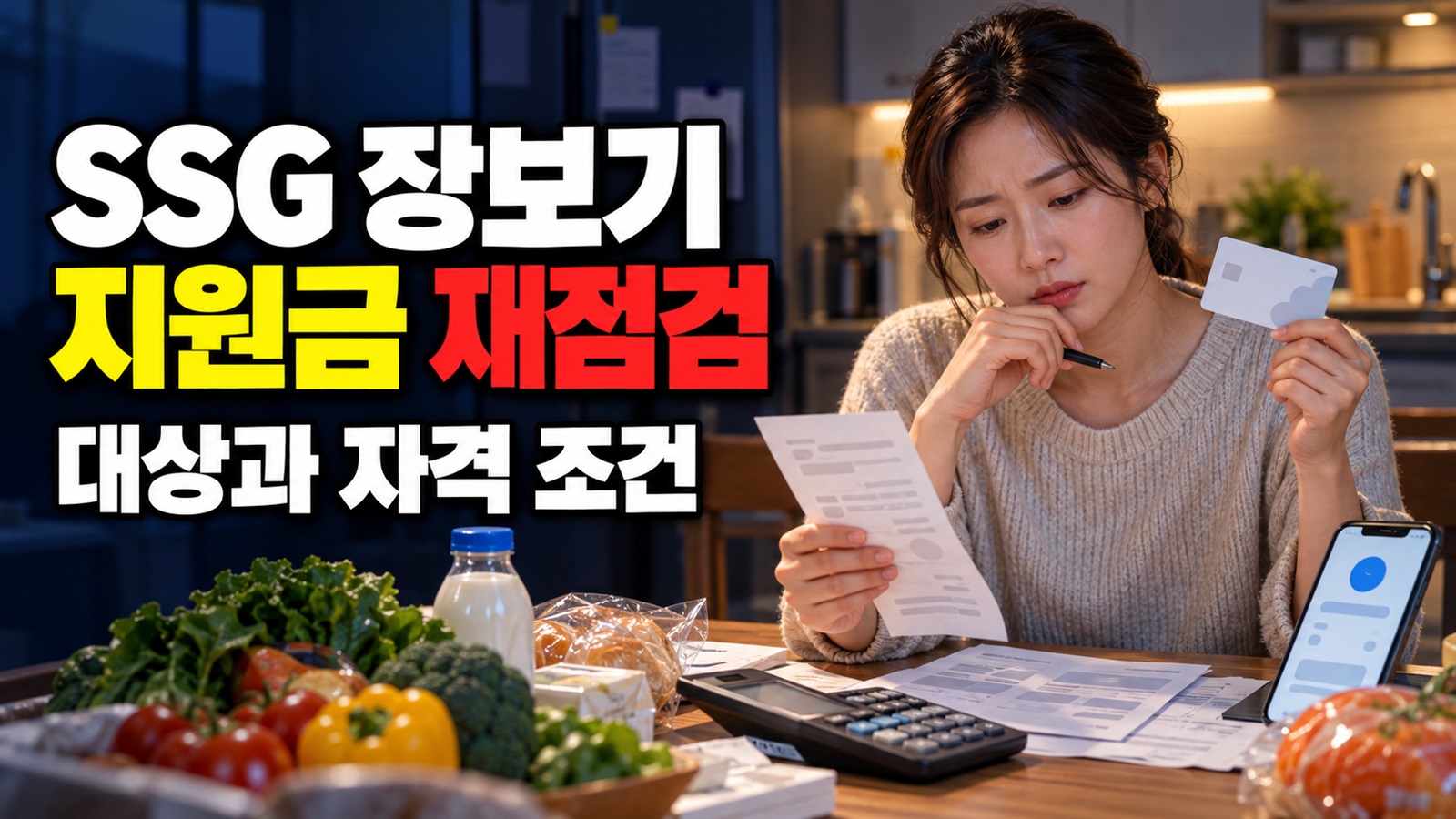 일부 주문을 취소했다면 SSG 장보기 지원금 10만원 기준 재점검 관련 핵심 정보를 상징적으로 보여주는 썸네일 이미지