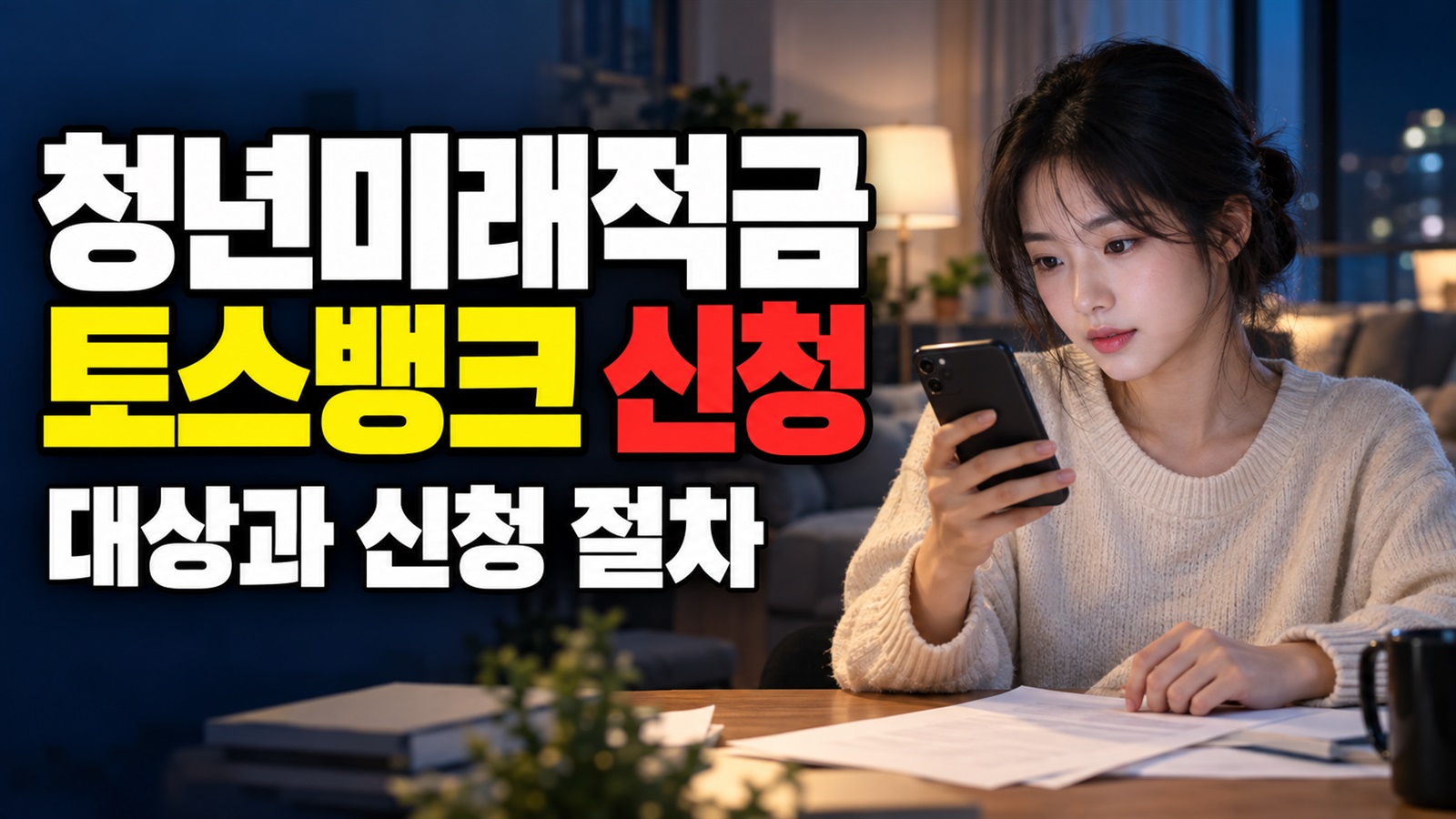 청년미래적금 토스뱅크에서 신청할 수 있을까? 2차 취급은행 확인 관련 핵심 정보를 상징적으로 보여주는 썸네일 이미지