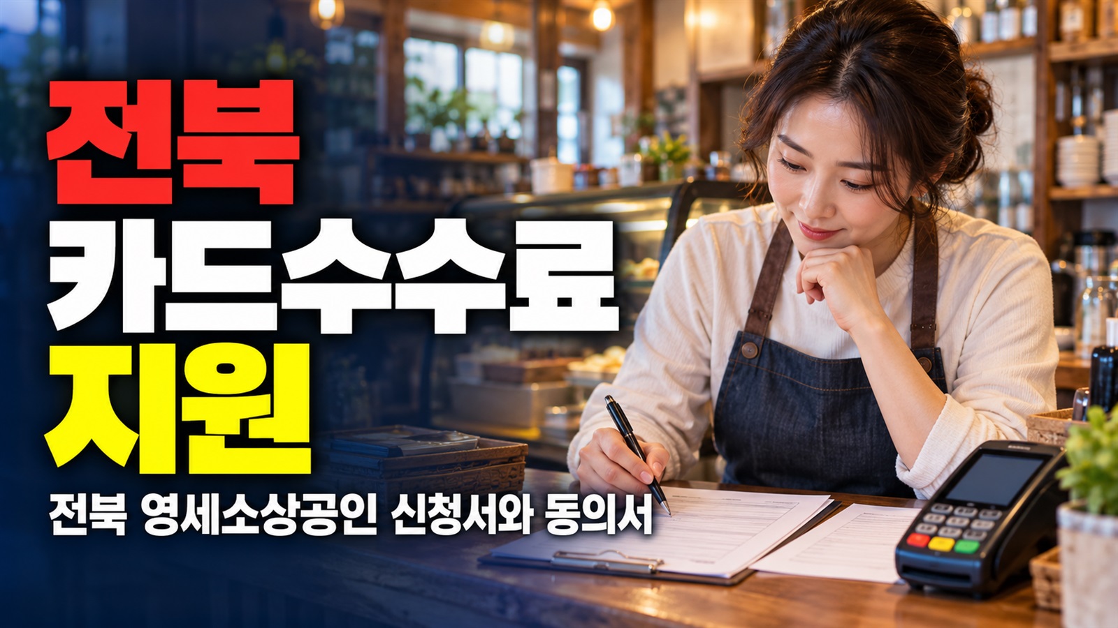 방문 전 무엇을 챙길까: 전북 카드수수료 지원 신청서와 동의서에서 보는 영세소상공인 카드수수료 지원 관련 핵심 정보를 상징적으로 보여주는 썸네일 이미지