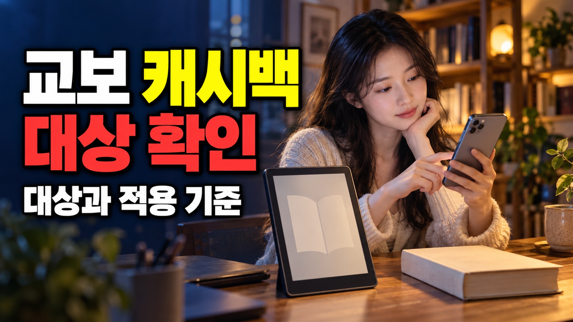 소장과 대여의 차이, 교보 문화요일 캐시백 대상은 어느 쪽 관련 핵심 정보를 상징적으로 보여주는 썸네일 이미지