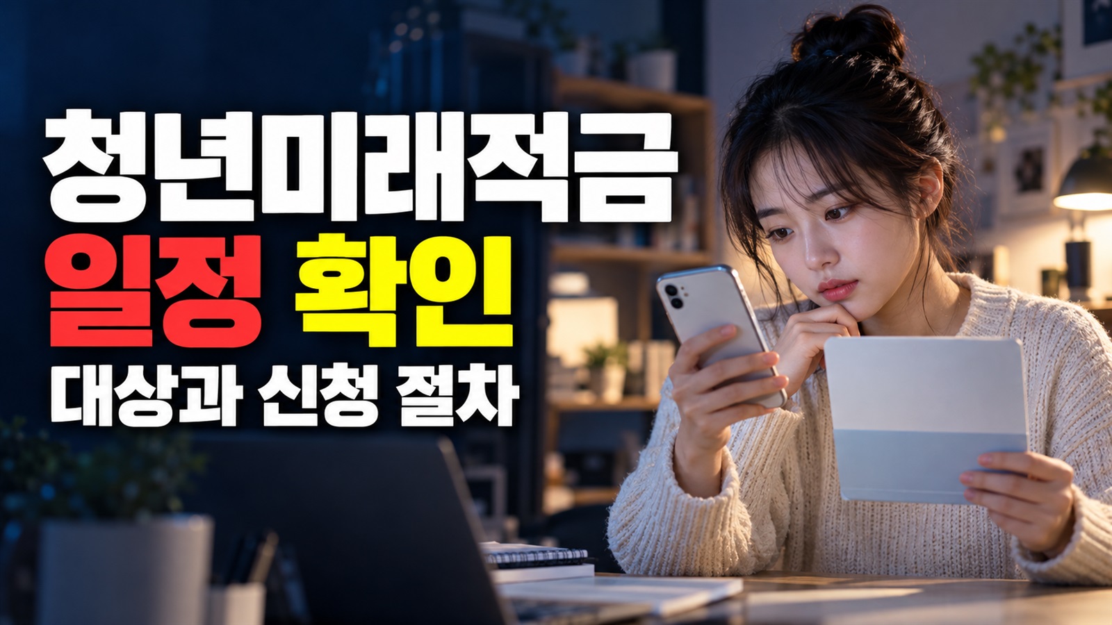 신청했는데 통장은 언제? 청년미래적금 2차 심사·개설 일정 관련 핵심 정보를 상징적으로 보여주는 썸네일 이미지
