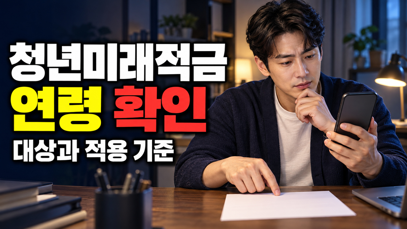 만 35세도 대상일까? 병역 이행자의 청년미래적금 2차 연령 계산 관련 핵심 정보를 상징적으로 보여주는 썸네일 이미지