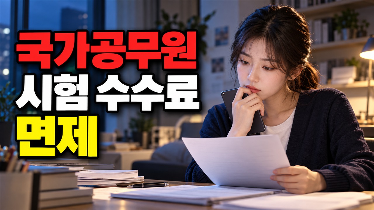 이미 낸 응시료는 자동 반환될까: 국가공무원 시험 수수료 면제와 취소 반환의 차이 · 국가공무원 채용시험 사회적 취약계층 응시수수료 면제 기준 관련 핵심 정보를 상징적으로 보여주는 썸네일 이미지