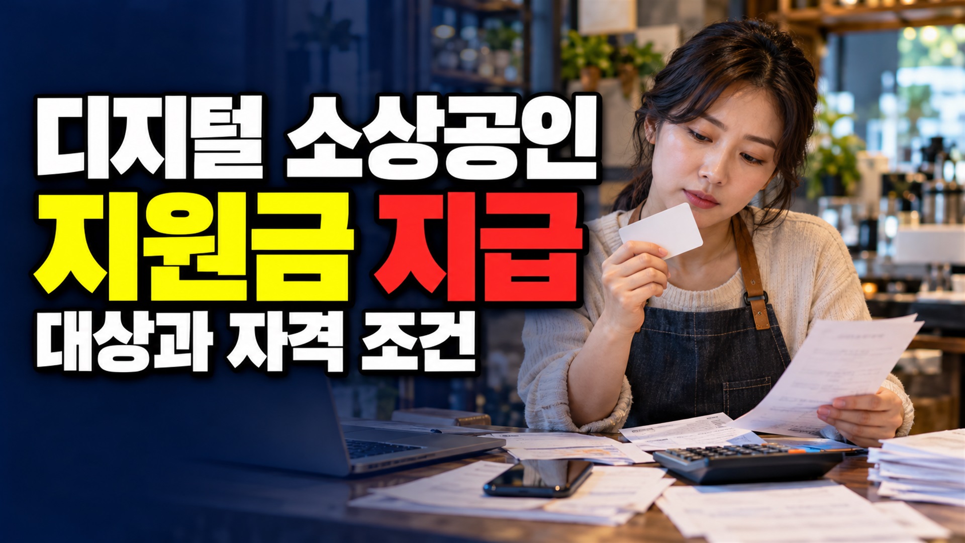 사업비 전액 먼저 지출, 영광군 디지털 소상공인 지원금은 현장 확인 후 지급 관련 핵심 정보를 상징적으로 보여주는 썸네일 이미지