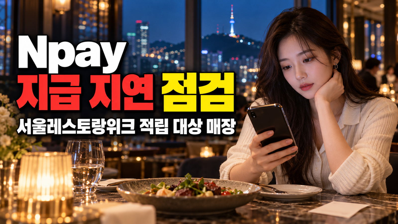 결제했는데 포인트가 안 보일 때, 서울레스토랑위크 Npay 지급 지연 점검 · 서울레스토랑위크 네이버페이 적립 대상 매장 기준 관련 핵심 정보를 상징적으로 보여주는 썸네일 이미지