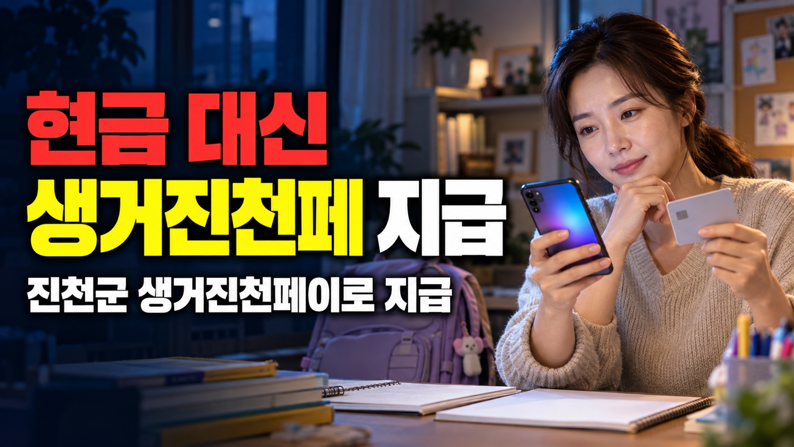 현금 대신 생거진천페이 지급, 진천군 입학축하금 정보 불일치 주의 관련 핵심 정보를 상징적으로 보여주는 썸네일 이미지