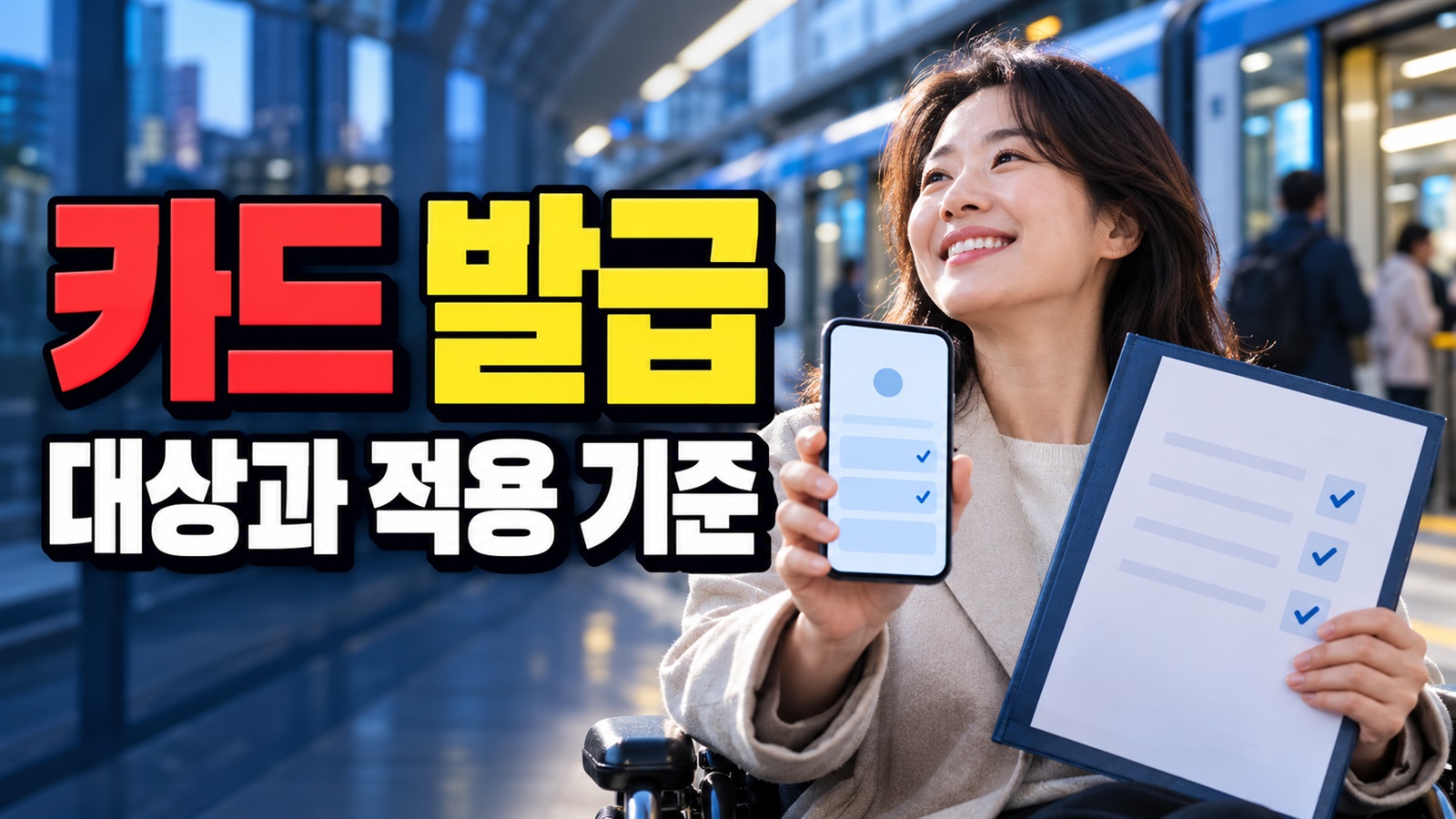 카드 발급 뒤에도 챙길 것: 인천 장애인 도시철도 무임승차 자격 증명 관련 핵심 정보를 상징적으로 보여주는 썸네일 이미지