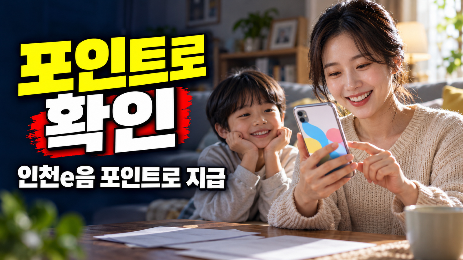 매월 25일 인천e음 포인트로 받는 아이 꿈 수당, 현금 입금과의 차이 관련 핵심 정보를 상징적으로 보여주는 썸네일 이미지