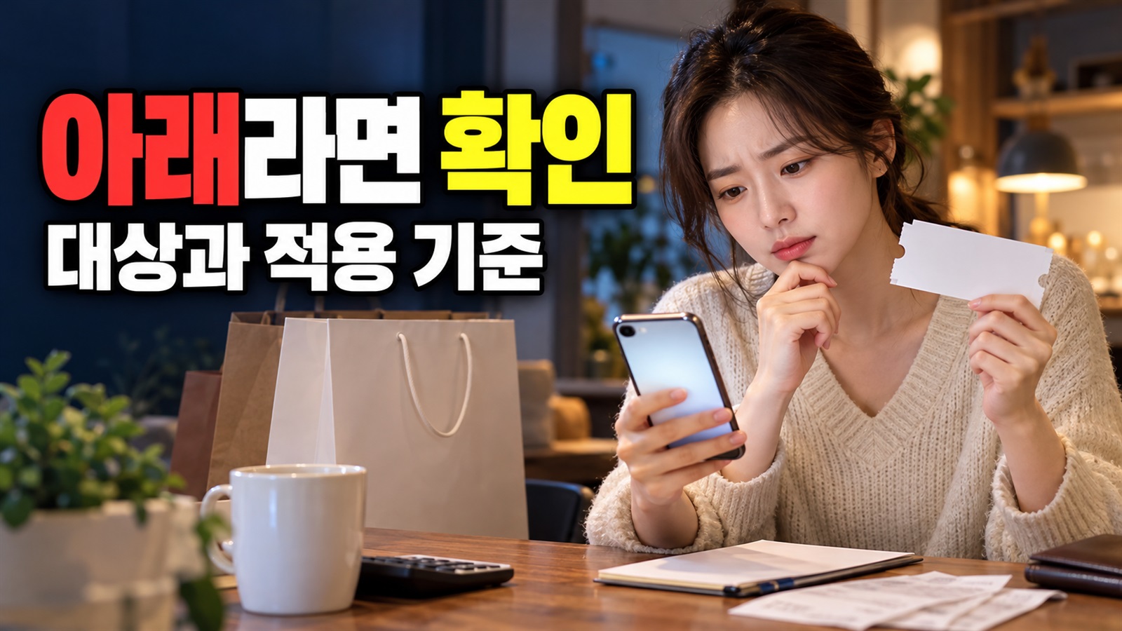 쿠폰 쓰고 100만원 아래라면? 신세계V 쓱데이 페이백 실결제액 계산 관련 핵심 정보를 상징적으로 보여주는 썸네일 이미지