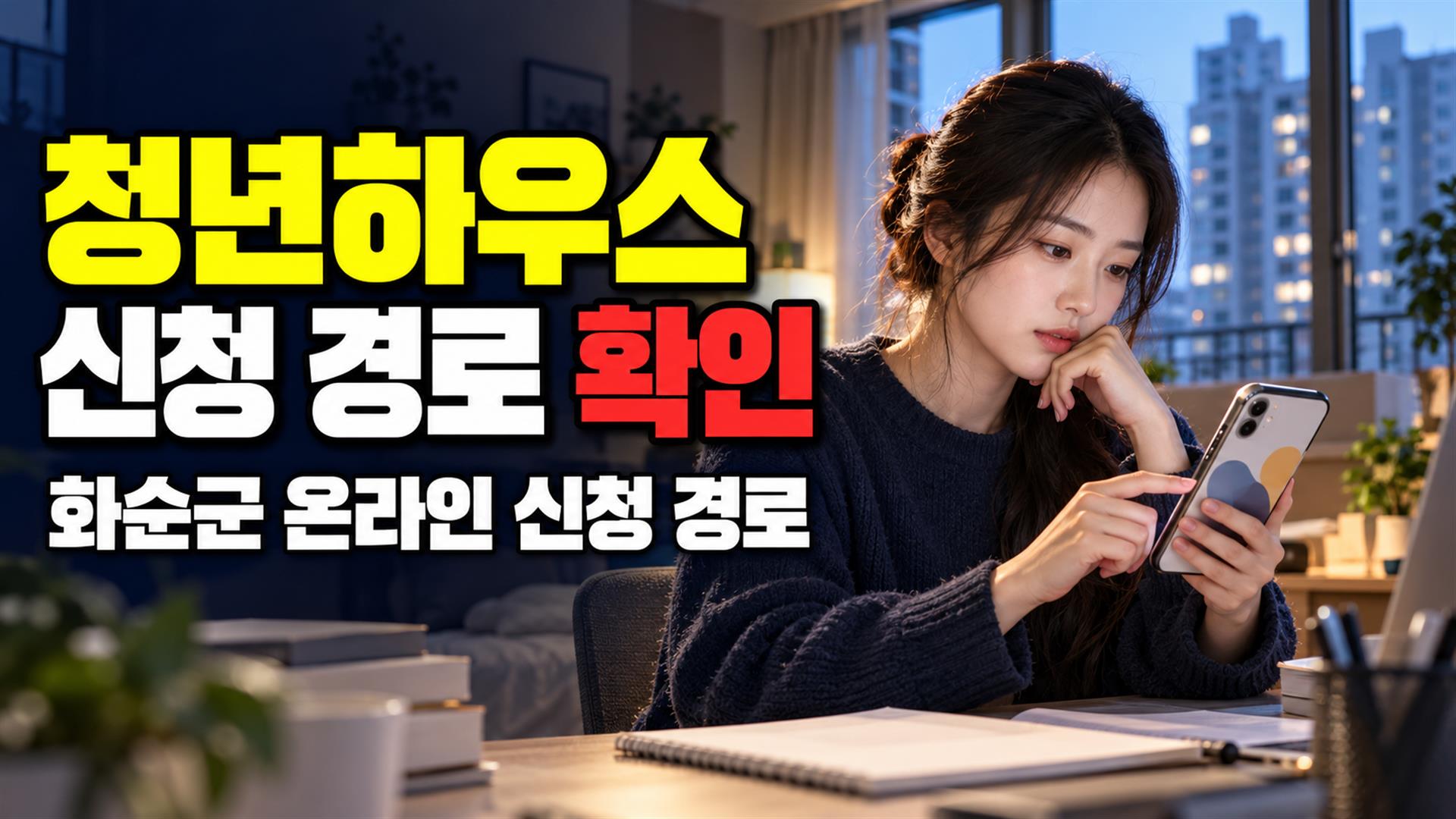 접수창을 찾기 전 살펴볼 화순군 청년하우스 온라인 신청 경로 관련 핵심 정보를 상징적으로 보여주는 썸네일 이미지